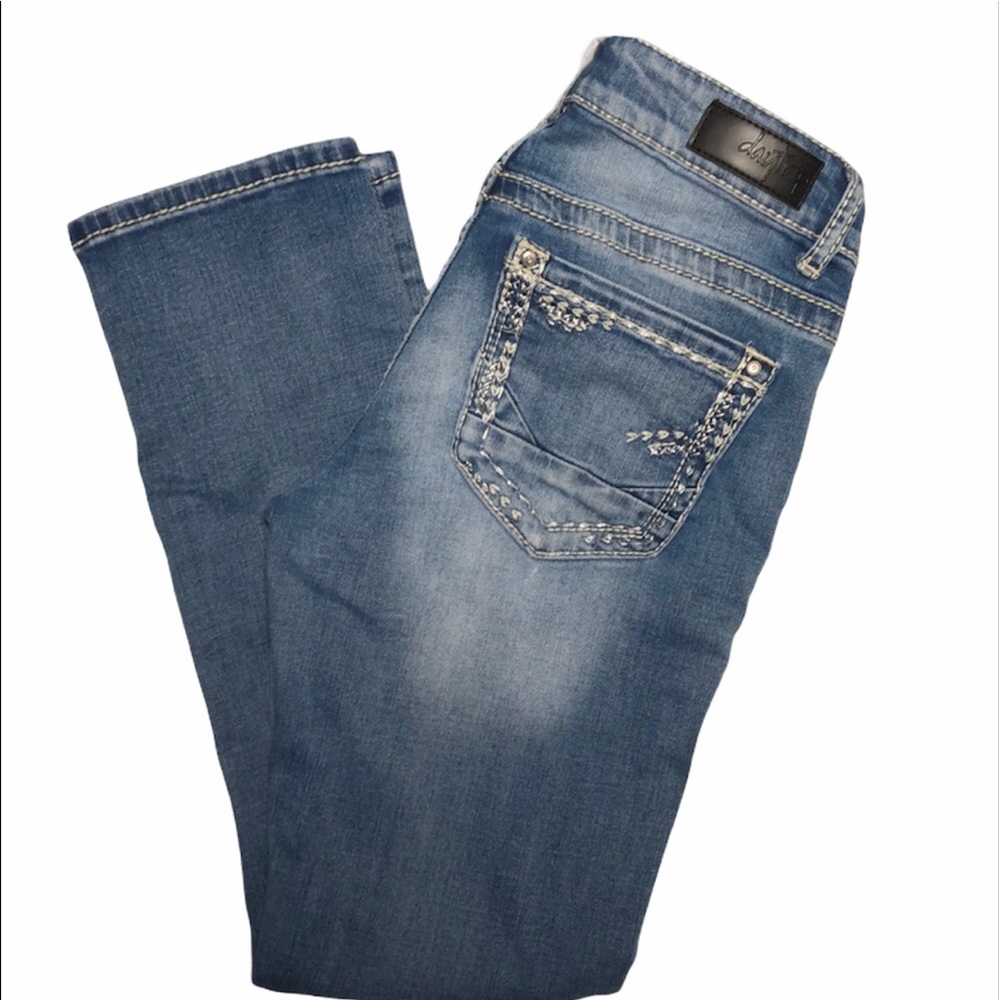 DAYTRIP LYNX 27/26 light washed skinny crop jeans